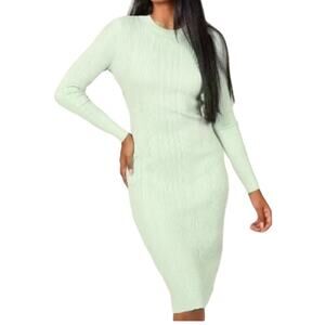 Petal & Pup Milleri Dress BodyCon Open Back Sage Green Stretchy XS NWT Spring